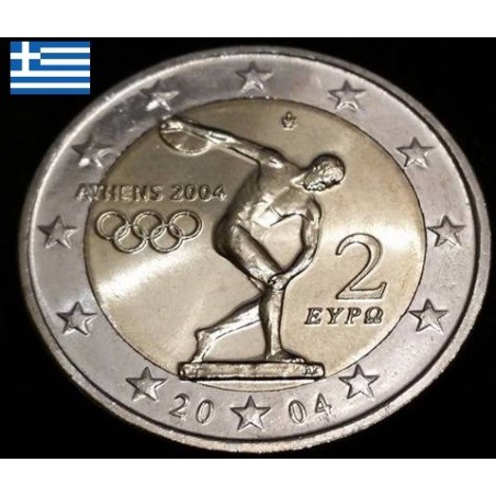 Pièce 2 euros Grèce 2004 JO d'Athènes