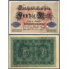 Allemagne P.49b, TB Billet de 50 Mark 1914 sceau bleu