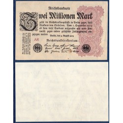 Allemagne P.104a, Billet de 2 millions de Mark 1923 étoiles