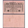 Allemagne P.105, TTB Billet de 5 millions de Mark 1923 papier rose