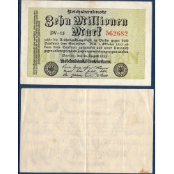 Allemagne P.106a, TTB Billet de 10 millions Mark 1923 Jaune