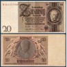 Allemagne P.181a, TTB Billet de 20 Mark 1929 Von Slemens