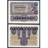 Autriche P.75, Billet de 10 Kronen 1922 violet