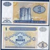 Azerbaïdjan P.14, neuf Billet de 1 Manat 1993 bleu tour