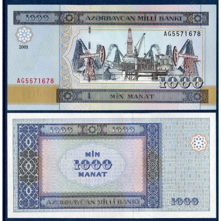 Azerbaïdjan P.23, neuf Billet de 1000 Manat 1993 industrie