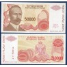 Bosnie P.153a, neuf Billet de 50000 Dinara 1993 kocic orange