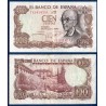 Espagne P.152a, TTB+ Billet de 100 pesetas 1970 Manuel Falla