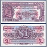 G.B. Armée P.M22, neuf Billet de 1 Pound 1948 violet