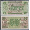 G.B. Armée P.M49, neuf Billet de 50 new Pence 1972 vert