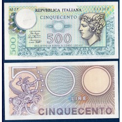 Italie P.94, TTB Billet de 500 Lire 1974-1979 Mercure