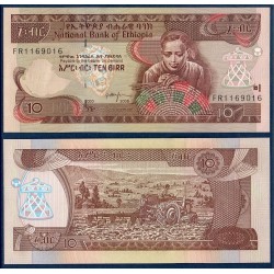 Ethiopie P.48e, Neuf, Billet de 10 Birr 2008 Vannier