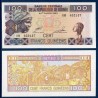 Guinée P.35b, Neuf, Billet de 100 Francs 2012 Femme