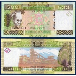 Guinée P.39a, Neuf, Billet de 500 Francs 2006 Guinéenne