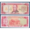 Liberia P.26a, Neuf, Billet de 5 Dollars 2003 Récolte