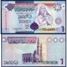 Libye Pick N°71, Billet de banque de 1 dinar 2009