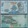 Malawi Pick N°58a, Billet de banque de 50 kwatcha 1.1.2012