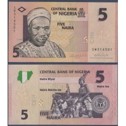 Nigeria Pick N°32a, Billet de Banque de 5 Naira 2006