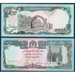 Afghanistan P.63b, Neuf, Billet de 10000 afghanis 1993 Qila-e-Bost