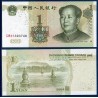 Chine Pick N°895a, Billet de banque de 1 Yuan 1999