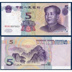 Chine Pick N°903a, Spl Billet de banque de 5 Yuan 2005