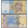 Ukraine P.116Ab, neuf Billet de 1 Hryvnia 2011 Prince Vladimir