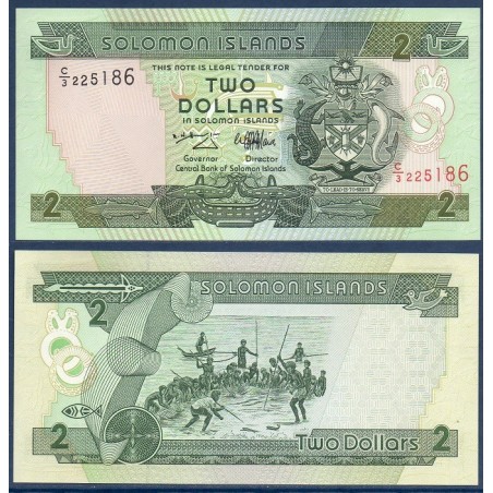 Salomon P.18, neuf Billet de 2 dollars 1997 Pecheurs, vert