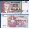 Yougoslavie P.121, neuf Billet de 5.000.000 Dinara 1993 Nikola Tesla