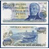 Argentine P.305b, Neuf Billet de 5000 Pesos 1977-1983 Mar del Plata