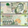 Bahamas P.71, neuf Billet de 1 dollar 2008 Lynden Pindling