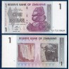 Zimbabwe P.65, Neuf, Billet de 1 Dollar 2007 Buffle