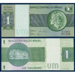 Bresil P.191Ac, neuf Billet de 1 Cruzeiro 1980 république