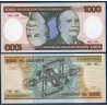 Bresil P.201b, neuf Billet de 1000 Cruzeiros 1984 Rio Branco