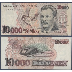 Bresil P.233c, neuf Billet de 10000 Cruzeiros 1993 Vital Brazil