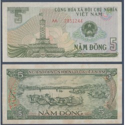 Viet-Nam Nord Pick N°92, Billet de banque de 5 dong 1985