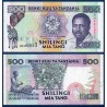 Tanzanie P.26c, Neuf, Billet de 500 shillings 1993 Zèbre