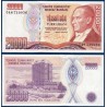 Turquie P.202, Billet de 20000 Lira 1995-1997 Ankara