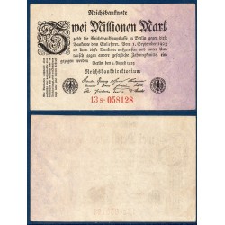 Allemagne P.103, TTB Billet de 2 millions Mark 1923 rose