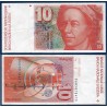 Suisse Pick N°53f, Billet de banque de 10 Francs 1986