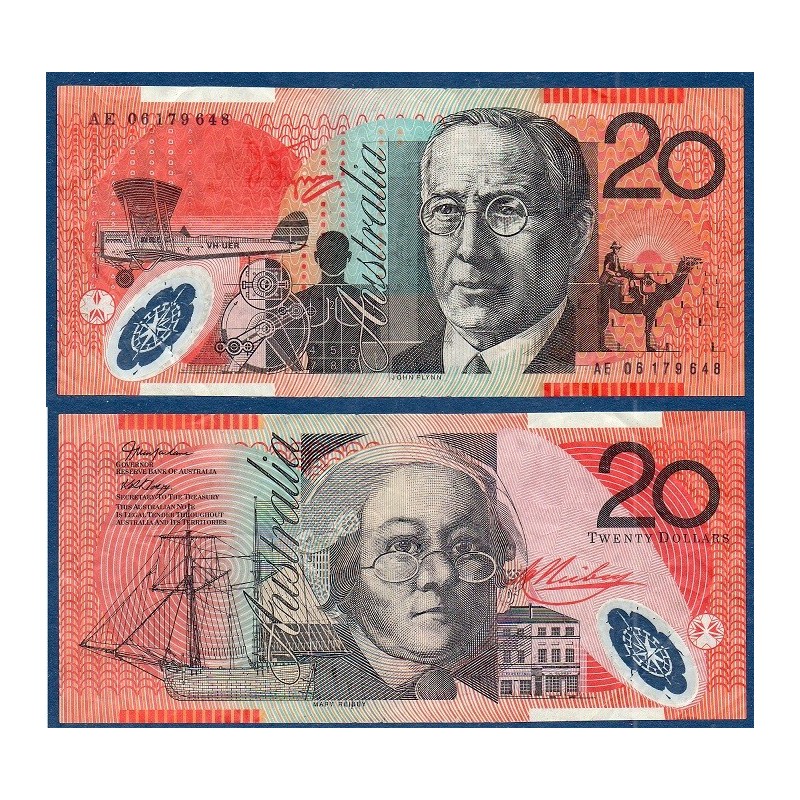 Australie P.59d, TB+ Billet de 20 Dollars 2006 Mary Reibey