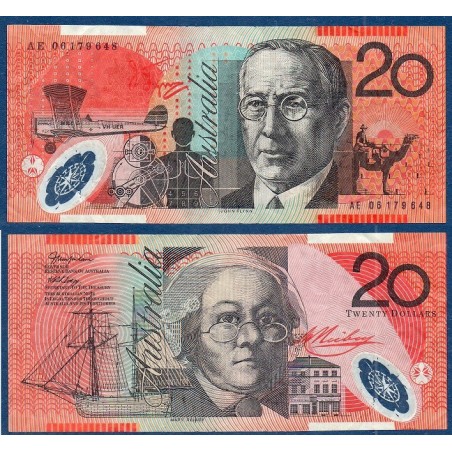 Australie P.59d, TB+ Billet de 20 Dollars 2006 Mary Reibey