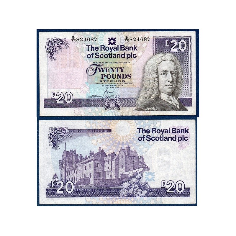 Ecosse P.354d, TTB Billet de 20 pounds 27.6.2000 Lord Ilay