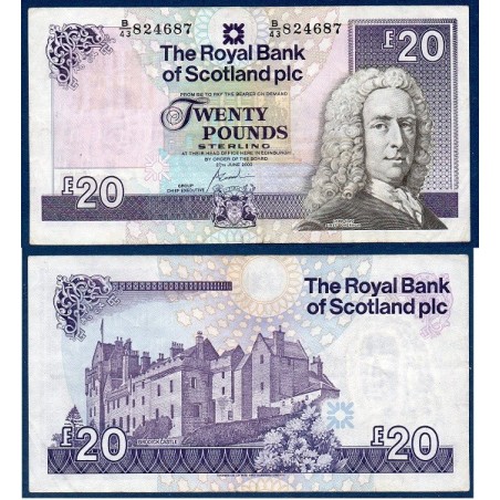 Ecosse P.354d, TTB Billet de 20 pounds 27.6.2000 Lord Ilay