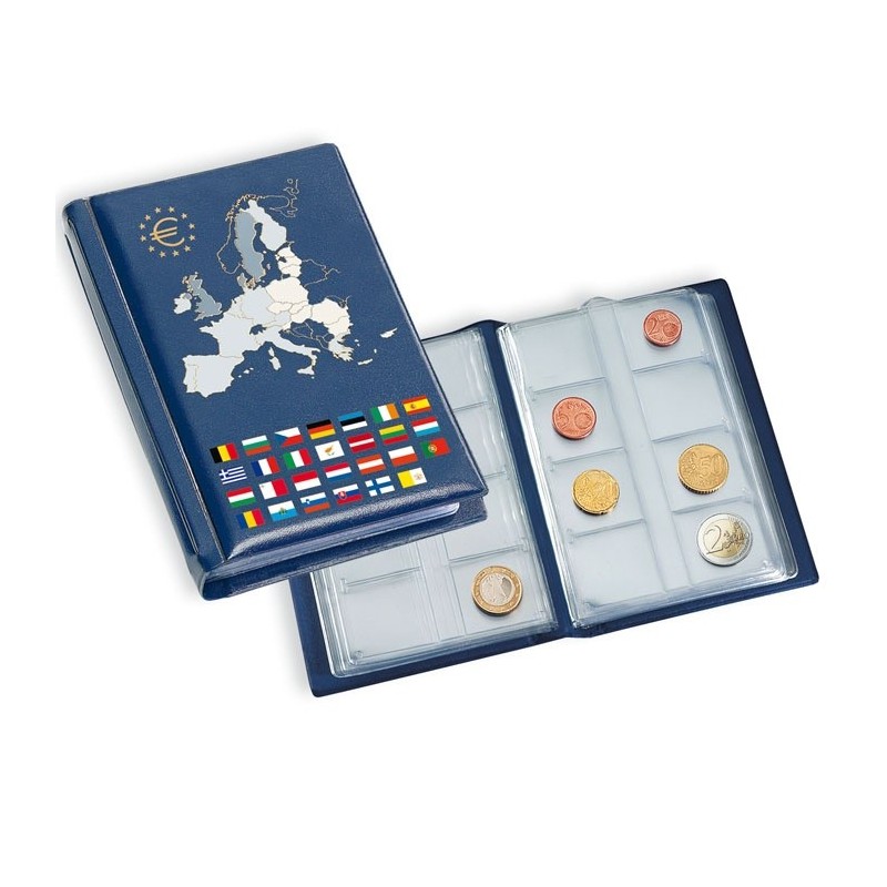 Album de poche pour 12 Séries complètes de pièces de monnaie Euro