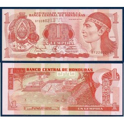 Honduras Pick N°76, Billet de banque de 1 Lempira 1994