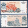 Croatie P.R24a, neuf Billet de 5000000 Dinara 1993 orange Knin