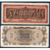 Grece P.131a, TTB Billet de 200 millions Drachmai 1944 fresque