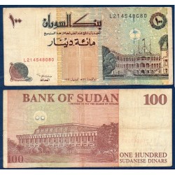 Soudan P.56a, TB, Billet de 100 dinars 1992 Assemblée