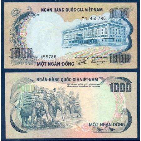 Viet-Nam Sud TTB+ Pick N°34a, Billet de banque de 1000 dong 1972