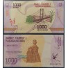 Madagascar P.100, Neuf, Billet de 1000 Ariary 2017 Kamoro