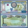 Burundi P.47, Neuf, Billet de 2000 Francs 2008 Lac